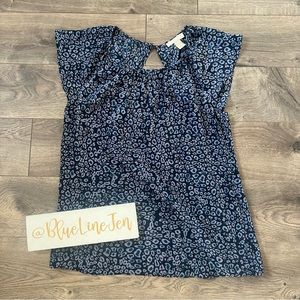 SOLD! Banana Republic Silk Animal Print Top